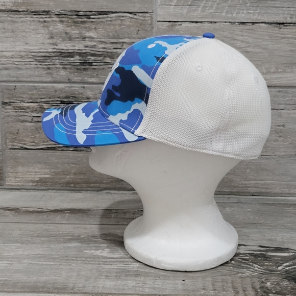 Guy Harvey Accessories Guy Harvey Original Blue Camo Truckers Hat
